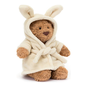 Jellycat Bartholomew Bear Bathrobe Plush Toy Default Title