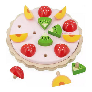 Janod Twist My First Fruit Pie Wooden Toy Set Default Title