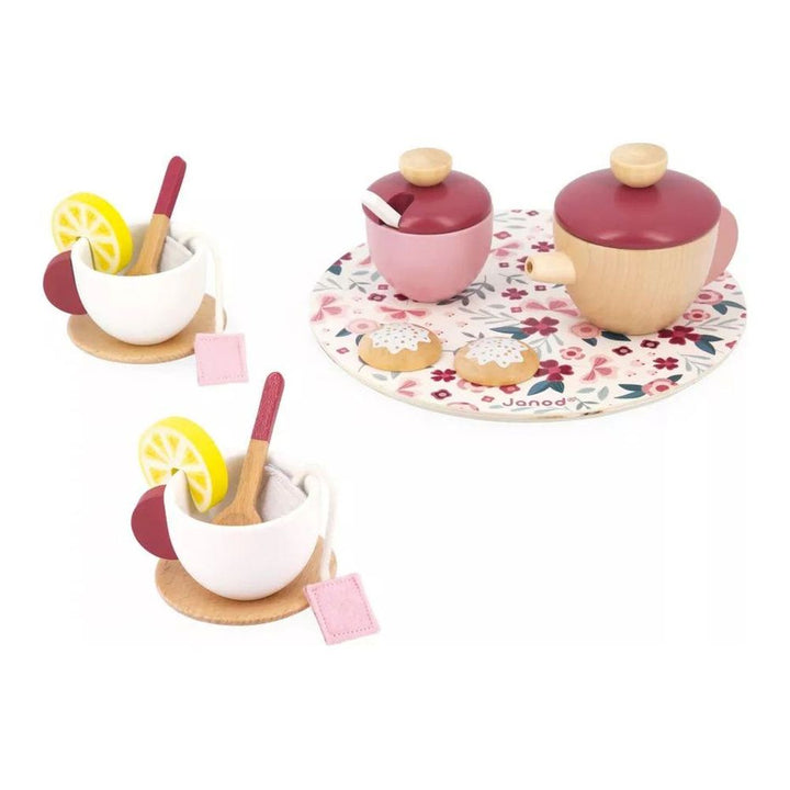 Janod Twist Tea Set Wooden Toy Set