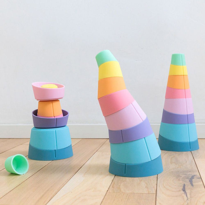 Oppi Stak Silicone Stacking Toy