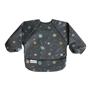 Tiny Twinkle Mess-Proof Full Sleeve Bib - Space