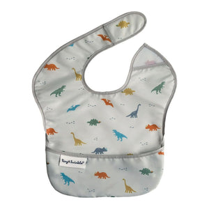 Tiny Twinkle Mess-Proof Easy Bib - Dinos