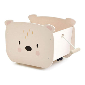 Tender Leaf Wooden Pull-Along Bear Cart Default Title