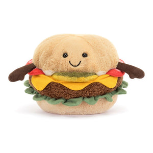 Jellycat Amusable Plush Toy - Hamburger (5 inch) Default Title