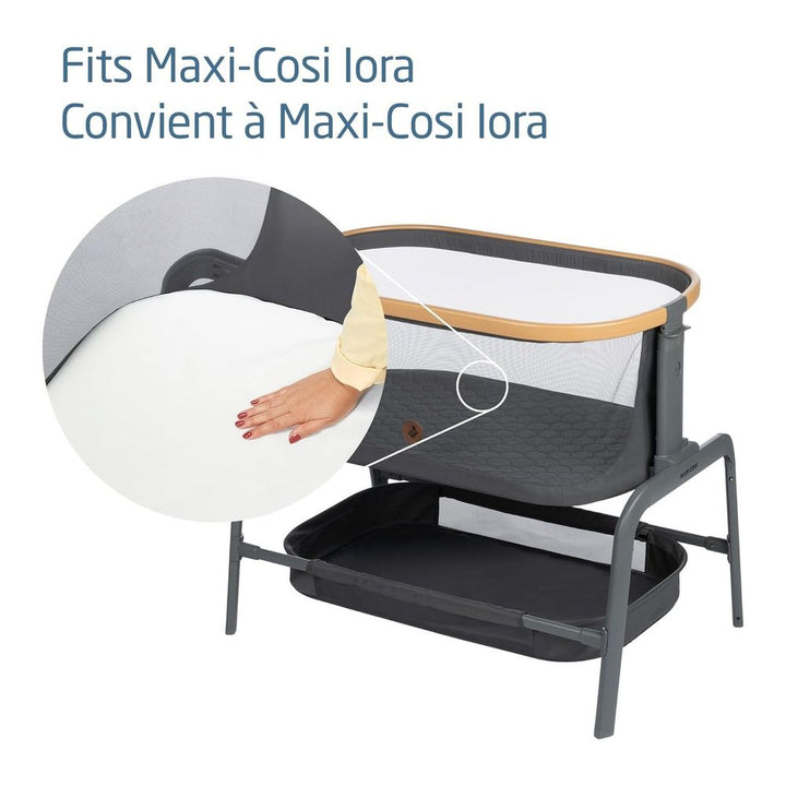 Maxi-Cosi Iora Bedside Sheets - 2PK - White