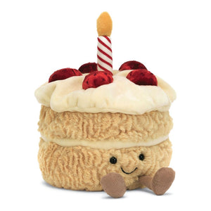 Jellycat Amusable Plush Toy - Birthday Cake (8 inch) Default Title