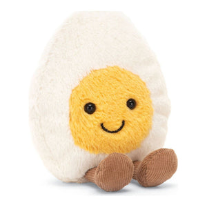 Jellycat Amusable Boiled Egg Plush Toy - Happy Default Title