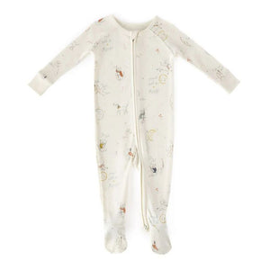 Pehr Organic Cotton Ribbed Sleeper Over the Moon 0 - 3 months