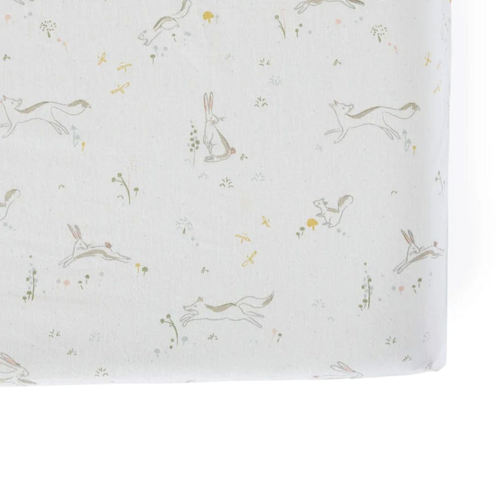 Pehr Organic Cotton Crib Sheet Field of dreams