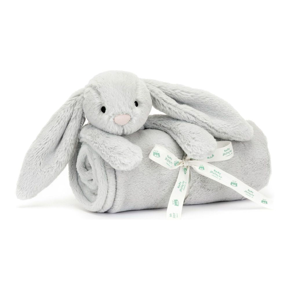 Jellycat Plush Blankie Bashful Grey Bunny