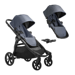 Baby Jogger City Select 2 Stroller and Second Seat Bundle - Peacoat Blue (87488) (Floor Model) Default Title