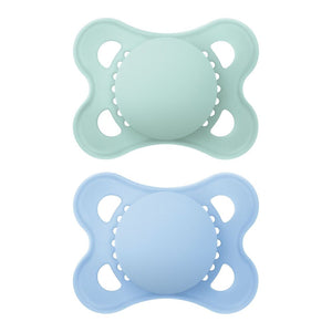 MAM 2-Pack Original Matte Pacifiers Set Matte Deco Set - Boy 0 - 6 Months