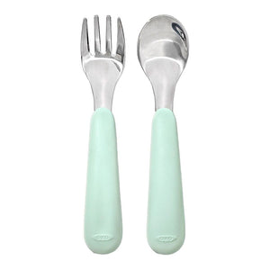 OXO Tot Fork and Spoon Set Opal