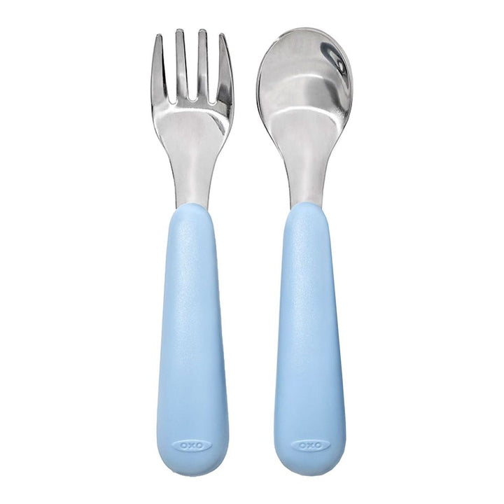 OXO Tot Fork and Spoon Set Dusk