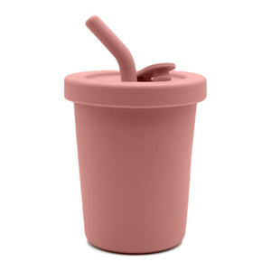 Nouka Silicone Straw Cup Deep Moon 8 oz