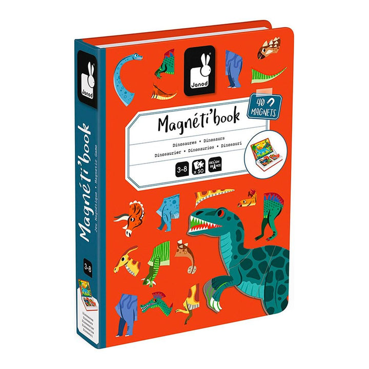 Janod Magneti'Book Magnetic Toy Set - Dinosaurs