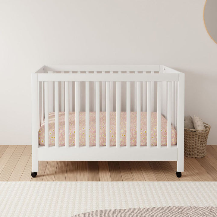 Babyletto Maki Full-Size Portable Folding Crib - White