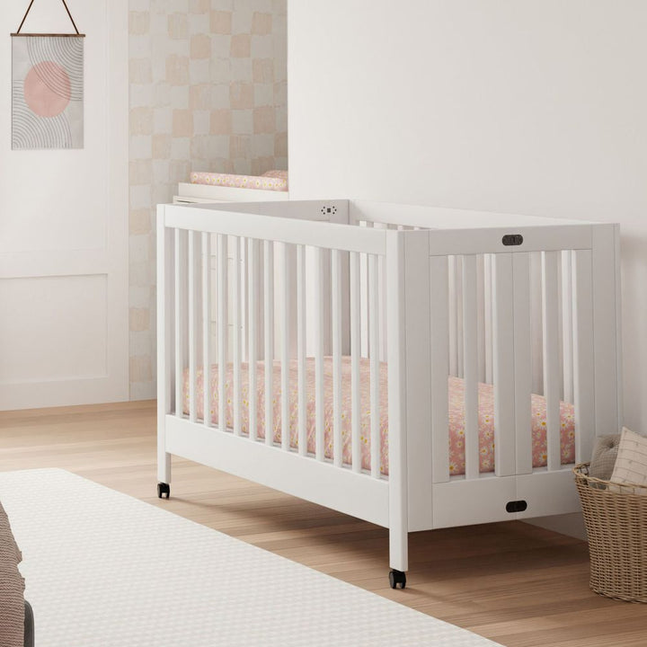 Babyletto Maki Full-Size Portable Folding Crib - White