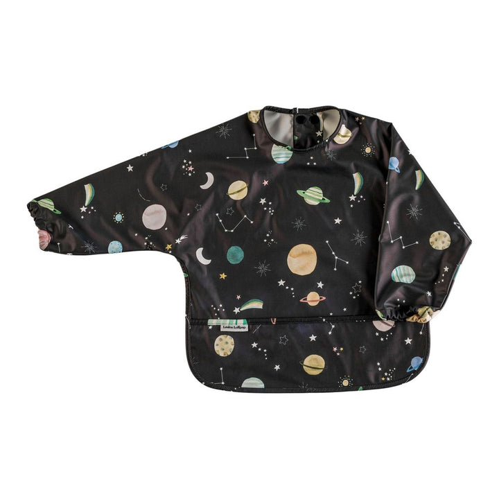 Loulou Lollipop Long Sleeve Waterproof Bib Planets