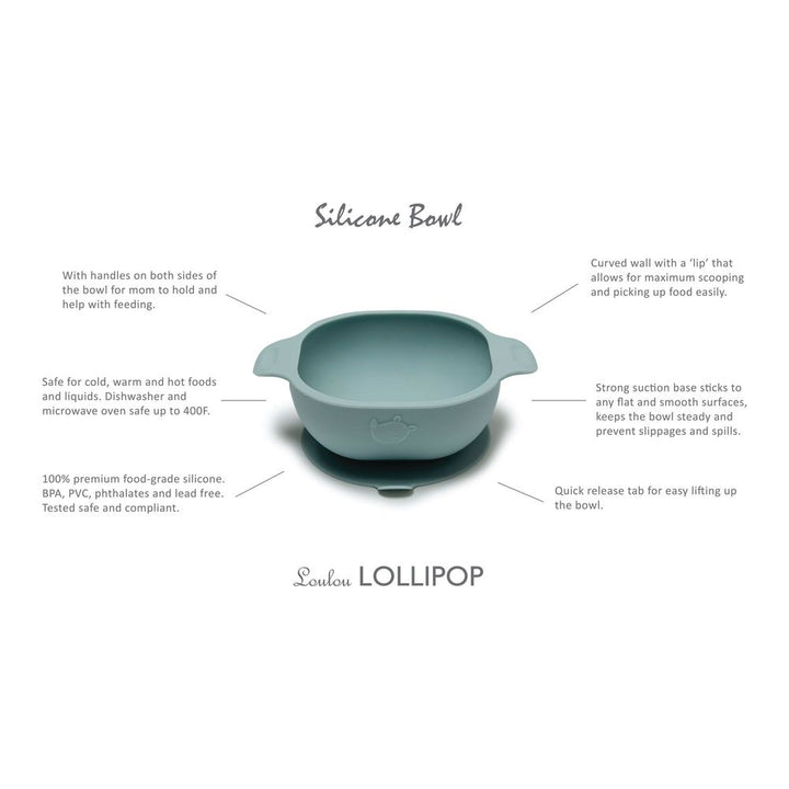 Loulou Lollipop Silicone Snack Bowl