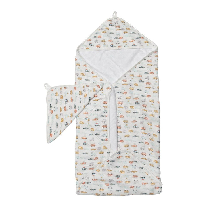 Loulou Lollipop Hooded Towel Set Camper Vans