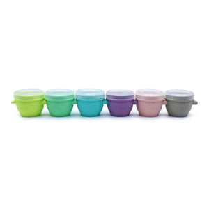 Melii 6-Piece Silicone Snap & Go Pods Set (2 oz) Default Title