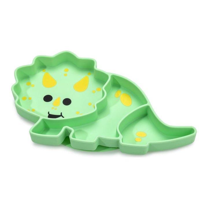 Melii Silicone Animal Divided Suction Plate Dinosaur