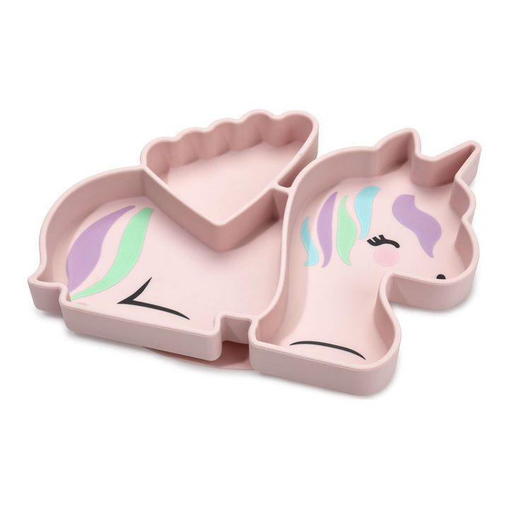 Melii Silicone Animal Divided Suction Plate Unicorn