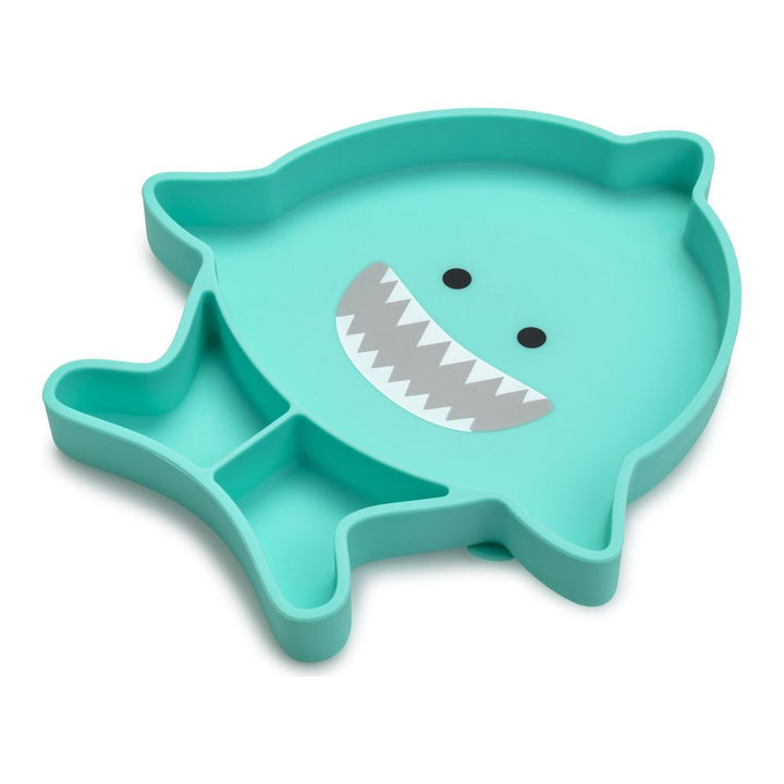 Melii Silicone Animal Divided Suction Plate Shark