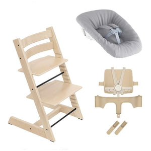 Tripp Trapp High Chair2 with Newborn Set Natural