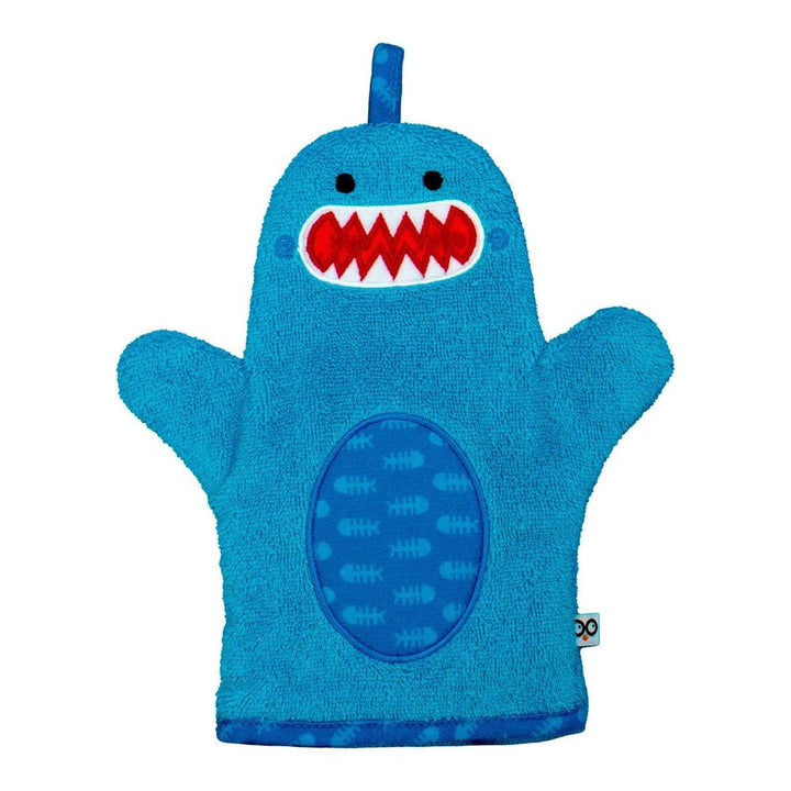 Zoocchini Cotton Terry Bath Mitt Sherman the Shark