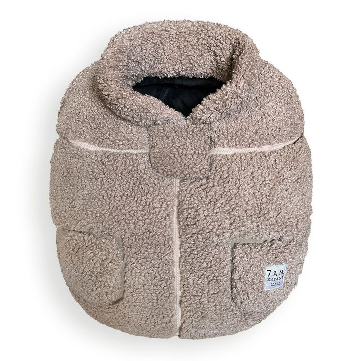 7 AM Car Seat Cocoon Oatmeal Teddy