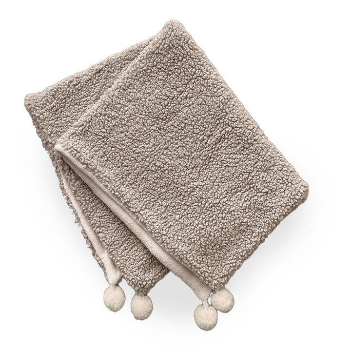 7 AM Teddy Baby Blanket Oatmeal Teddy