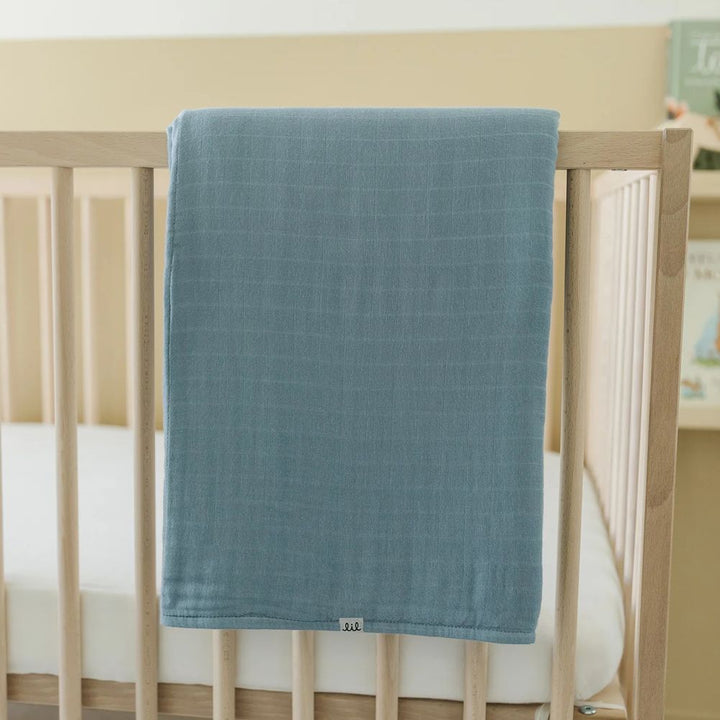 Lil North Bamboo and Cotton Blend Muslin 8-Layer Blanket