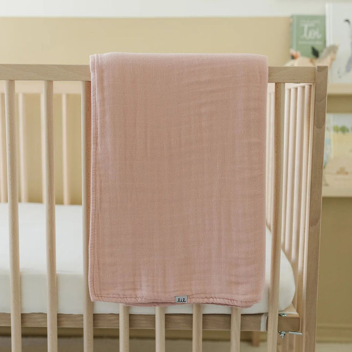 Lil North Bamboo and Cotton Blend Muslin 8-Layer Blanket