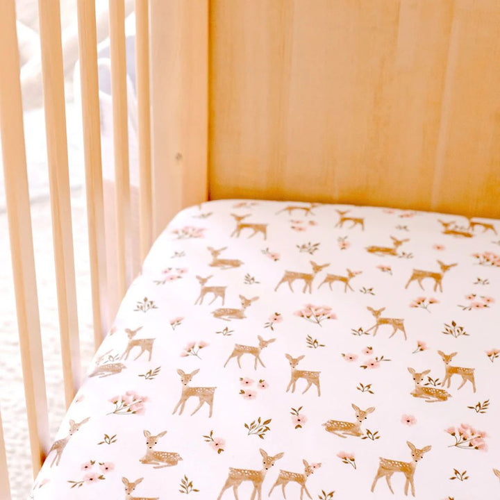 Living Textiles Cotton Jersey Fitted Crib Sheet