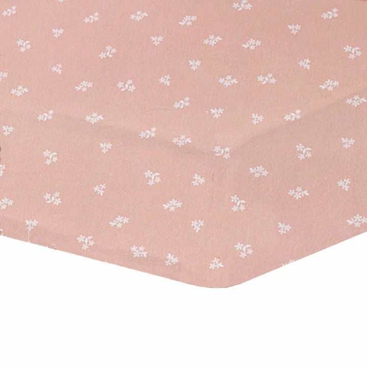 Living Textiles Cotton Jersey Fitted Crib Sheet Dusty Rose