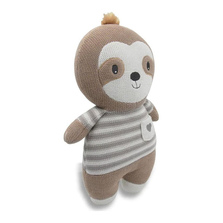 Living Textiles Huggable Knit Toy Skylar Sloth