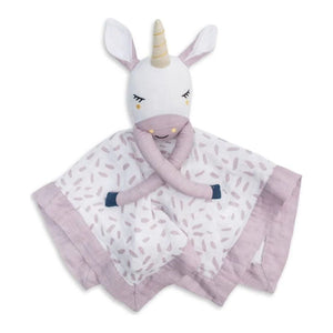 Lulujo Cotton Muslin Lovey - Unicorn Default Title