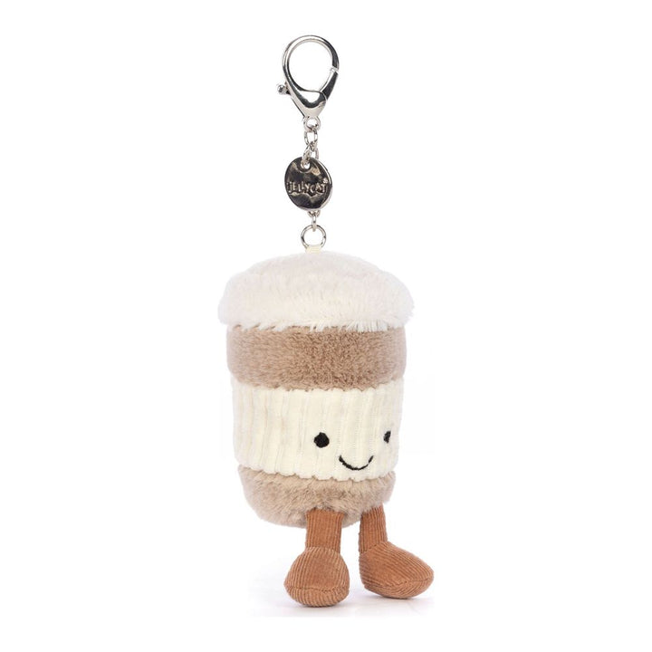 Jellycat Amusable Bag Charm Coffee-To-Go