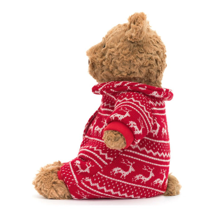 Jellycat Bartholomew Bear Winter Pajamas Plush Toy