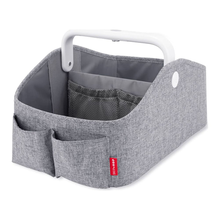 Skip Hop Nursery Style Light-Up Diaper Caddy - Heather Grey Default Title