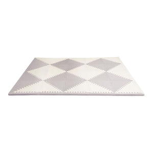 Skip Hop Playspot Geo Kid Foam Tiles - Grey & Cream Default Title