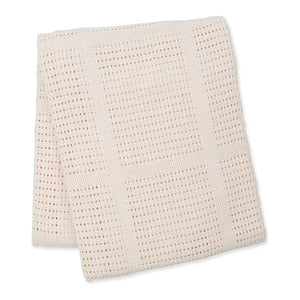 Lulujo Baby Cellular Baby Blanket - Oatmeal Default Title