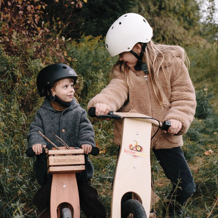 Kinderfeets Toddler Bike Helmet - Matte Black