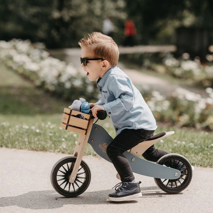 Kinderfeets 2-in-1 Tiny Tot Plus Balance Bike - White