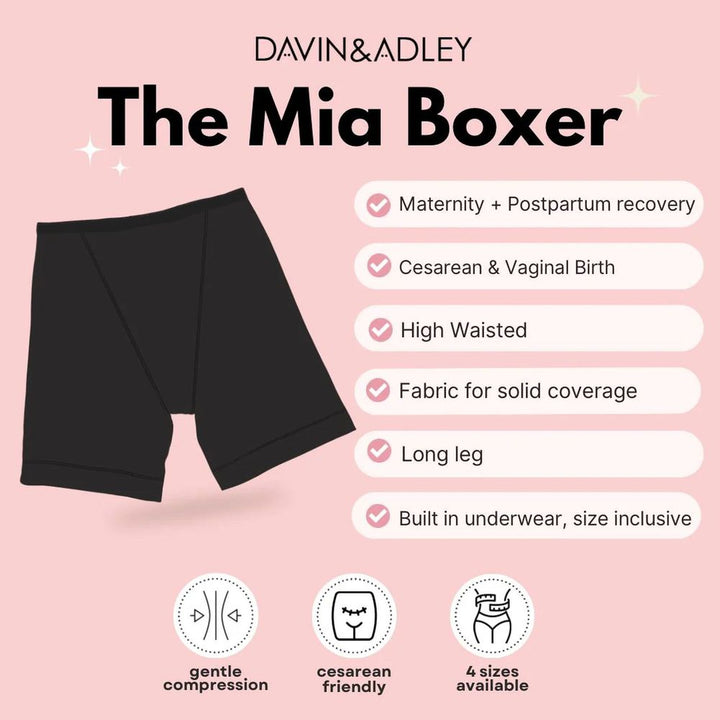 Davin & Adley Mia Maternity Boxer Shorts