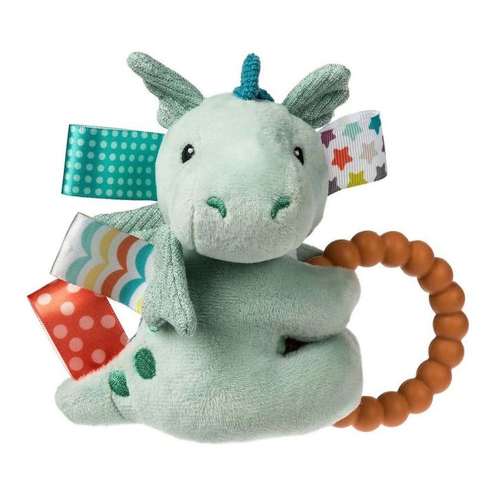 Mary Meyer Taggies Teether Rattle Toy - Drax Dragon Default Title