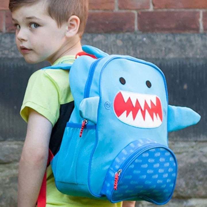 Zoocchini Kids Everyday Square Backpack - Sherman the Shark