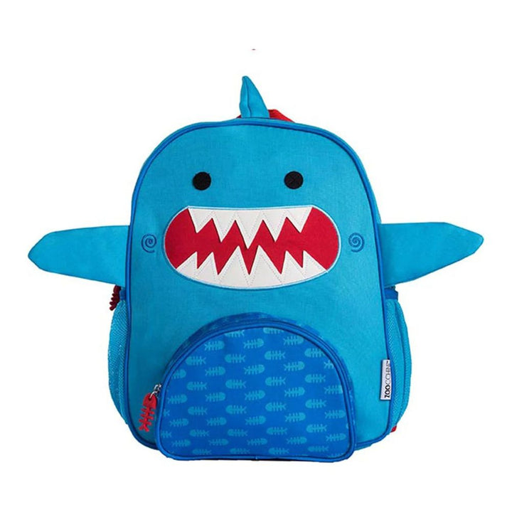 Zoocchini Kids Everyday Square Backpack - Sherman the Shark Default Title